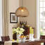 Luminaire suspendu 1 lumière Seagrass Dome