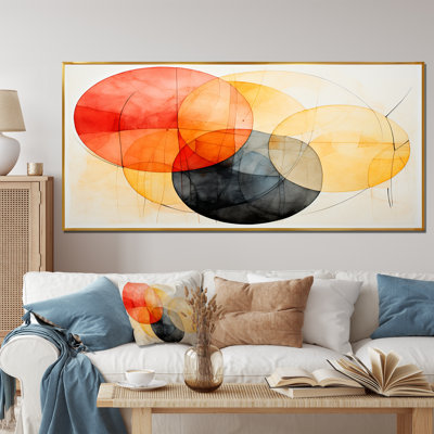 Motif géométrique de couleurs douces III - art mural géométrique