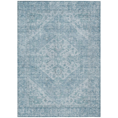 Tapis intérieur / extérieur bleu Stockholm 