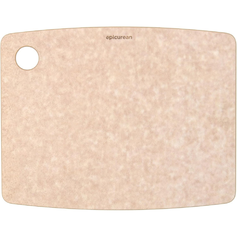 Natural Wood 11.5" x 9" Dishwasher Safe Cutting Board