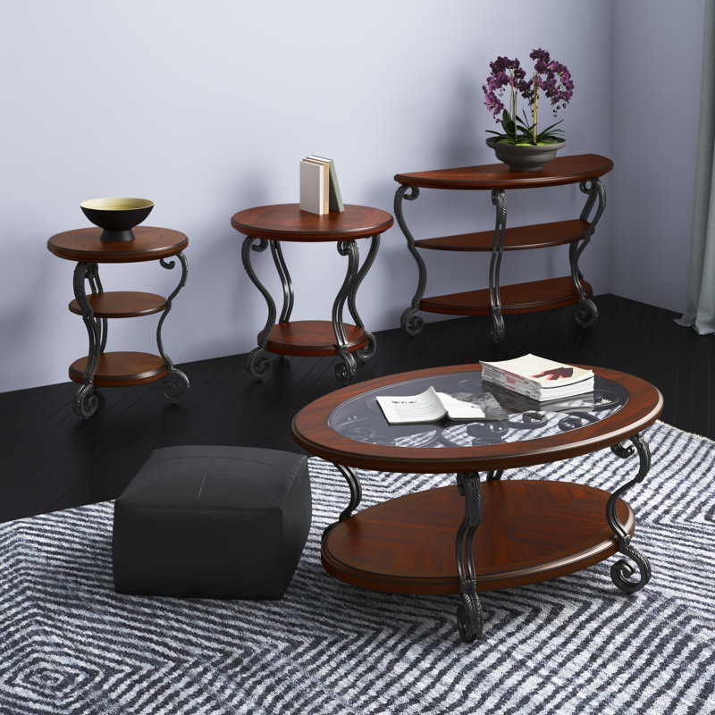 Fedak 4-Piece Living Room Table Set
