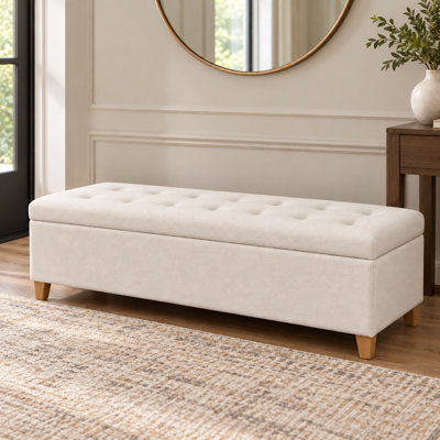 Banc de rangement rembourré Katonia