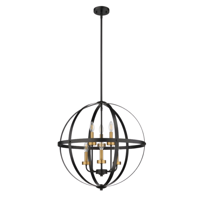 Pavica 6 - Light Matte Black Pendant
