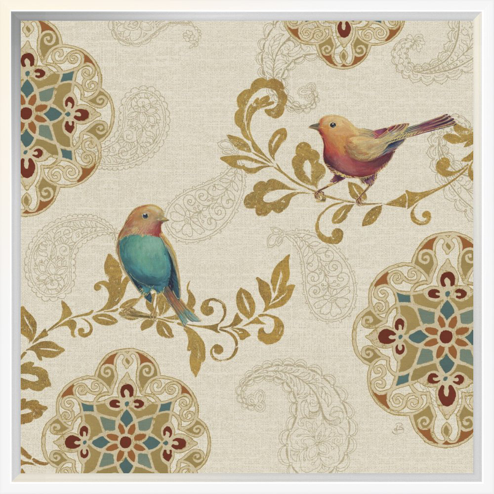 'Bird Rainbow IIA' Print East Urban Home 