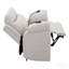Fauteuil inclinable électrique en microfibre Chriki-130373940