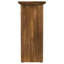 Console ovale en bois de manguier massif