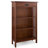 Beachley Solid Wood Slatted Bookcase in Mission Oak