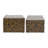 S/2 Wood Box L:12x7x4.5" S:10x6x3.5"