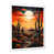 White Single Picture Framed