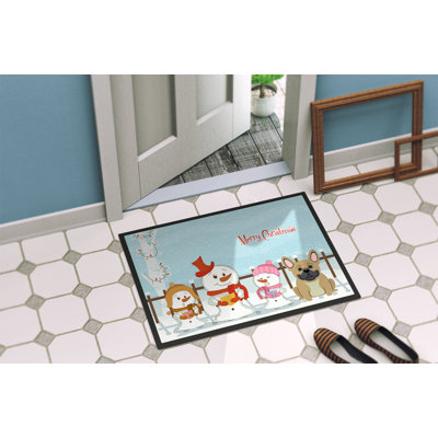 Tapis d'extérieur Chloe-Nicole Merry Christmas