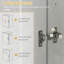 Armoire autoportante Modern Kitchen Pantry