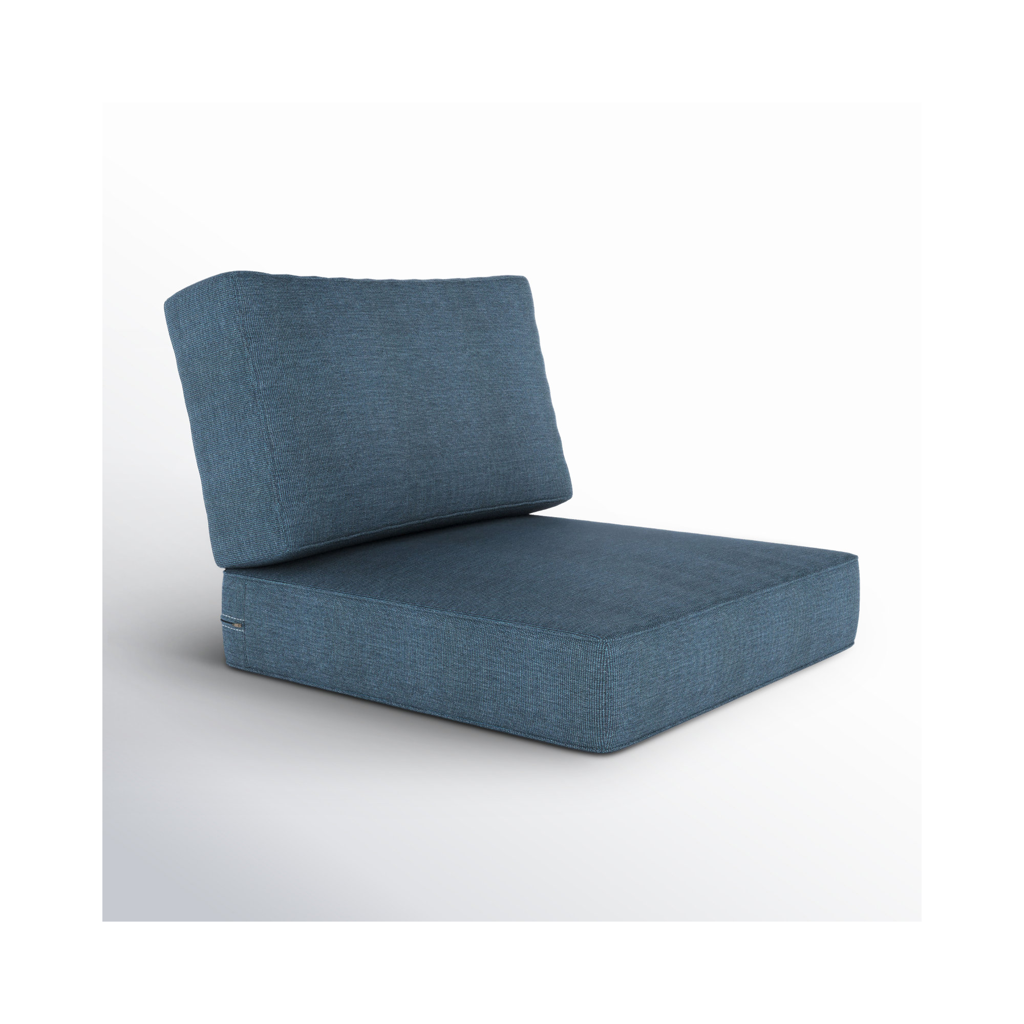 Outdoor Sunbrella Seat/Back Cushion, Spectrum Denim Sunbrella®