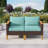 Argyri Wicker Outdoor Patio Chairs with Single Armrest and Cushions-96337087