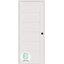 Porte intérieure pré-suspendue en bois manufacturé lambrissé Louver DIY-FRIENDLY-93691225-94372592-94372595