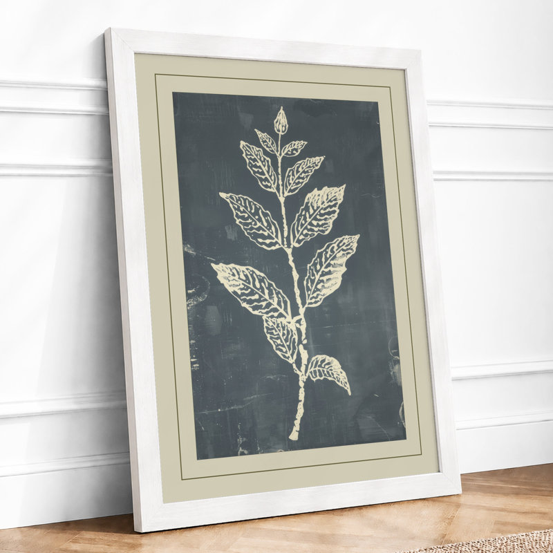 Study In Line Botanical - Print, A4 - 29.7 x 21.0 cm, White