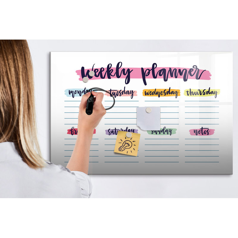 Magnetic Glass Dry Erase Board