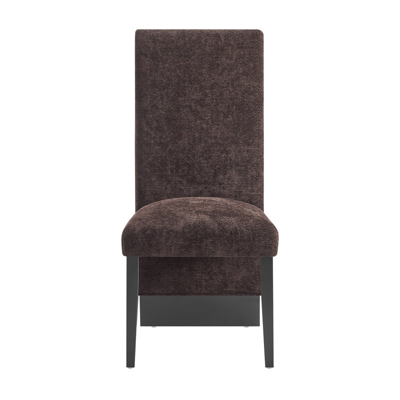 Chaise de salle à manger 2 pièces STACEY, Brun, Gris
