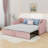 Twin Size Upholstered Daybed With Pop Up Trundle-887383140
