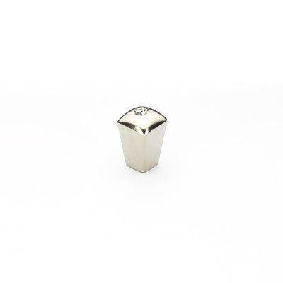Schaub Skyevale Cabinet Knob w/ Crystal 1/2"