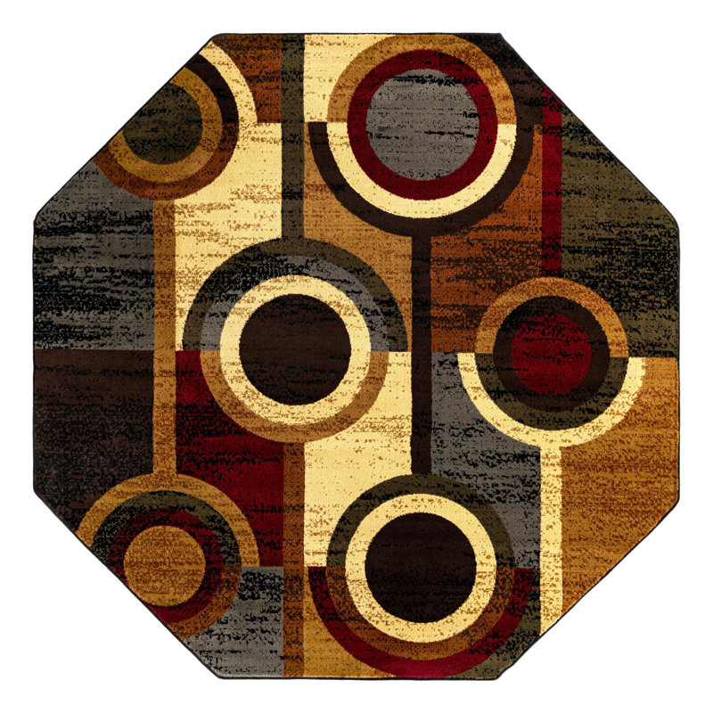 Tapis café, Octogone 7 pi x 7 pi