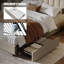 Grand lit plateforme avec rangement-473279542
