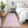 Premium Machine Washable Prisco Pink Rug