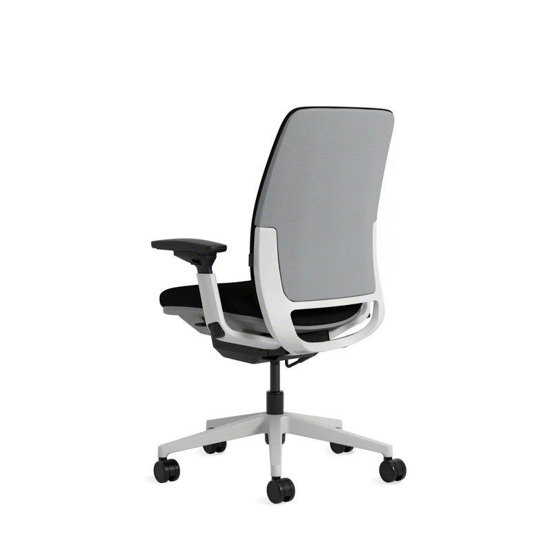 Steelcase Amia Ergonomic Task Chair, Seagull, Carpet, Onyx