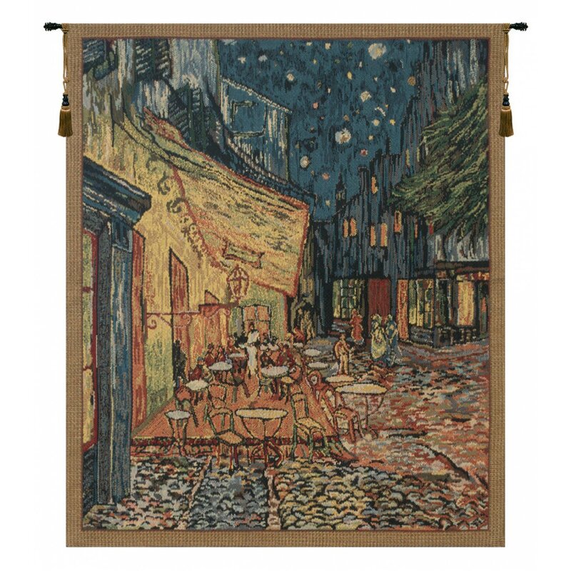 Van Gogh's Terrace Wall Hanging- Tapestry Wall Art