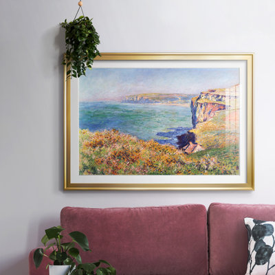 " Cliffs At Varengeville " by Claude Monet