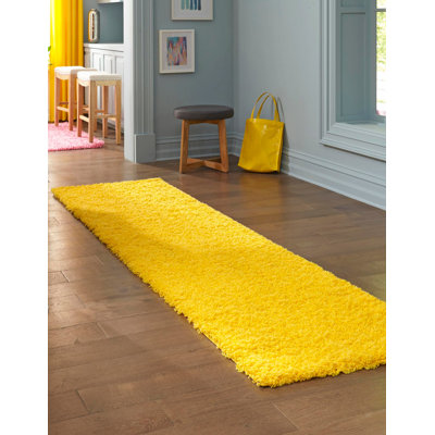 Tapis jaune soleil de Toscane Angeline