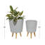 Ensemble de pots à fleurs 2 pièces Enprise-792674275