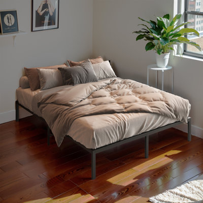 Structure de lit en fer minimaliste moderne, robuste et durable