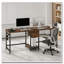 Bureau double avec tiroirs