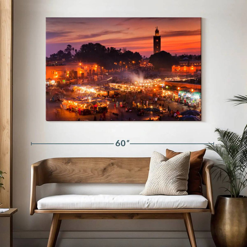 Nicci Jemaa El-Fnaa, 34" H x 51" W