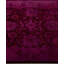 Overdyed One-of-a-Kind 2' 7" X 9' 6" Hand Knotted Area Rug