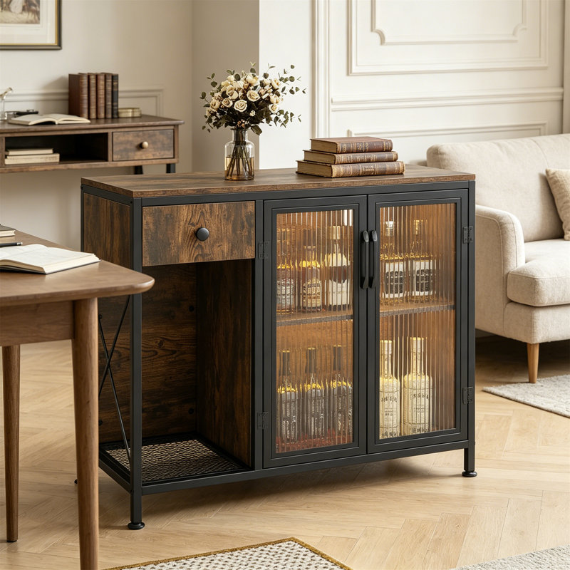 87cm W Chest of Drawers, Brown