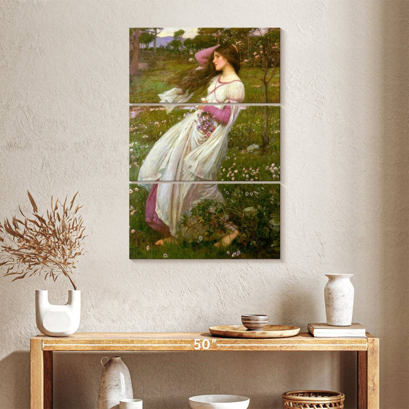 Leisha Windflowers, 38" H x 24" W