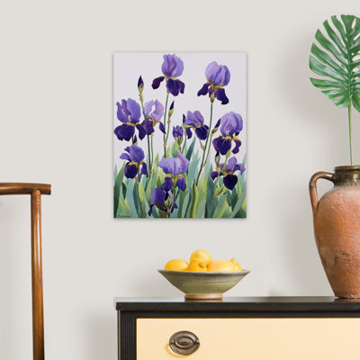 " Purple Irises " by Christopher Ryland