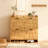 Light Oak Rustic Barn-Door Shoe Cabinet With 4 Flip Drawers, Sleek Space-Saving Entryway Organizer For Living Room-2103035524