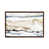 Toile avec cadre en bois brun classique