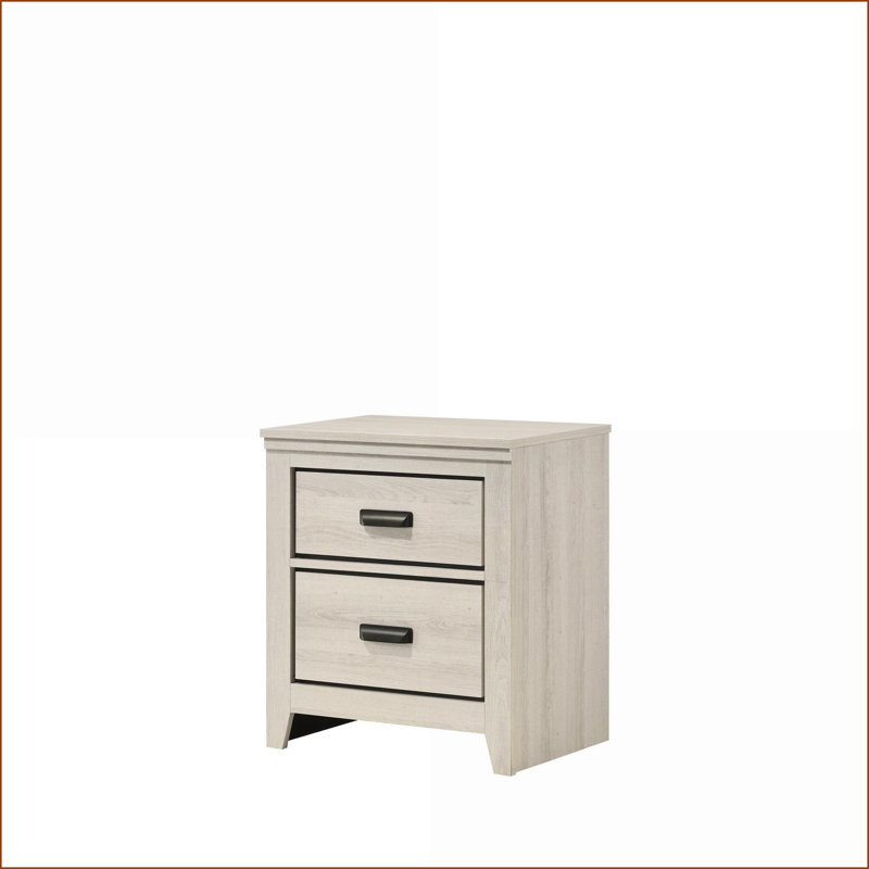 Table de chevet 2 tiroirs Contemporary