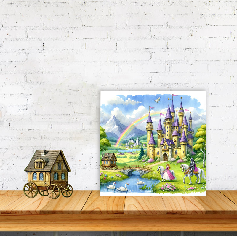 «Enchanted Valley Castle» sur, H 12 po x l 12 po