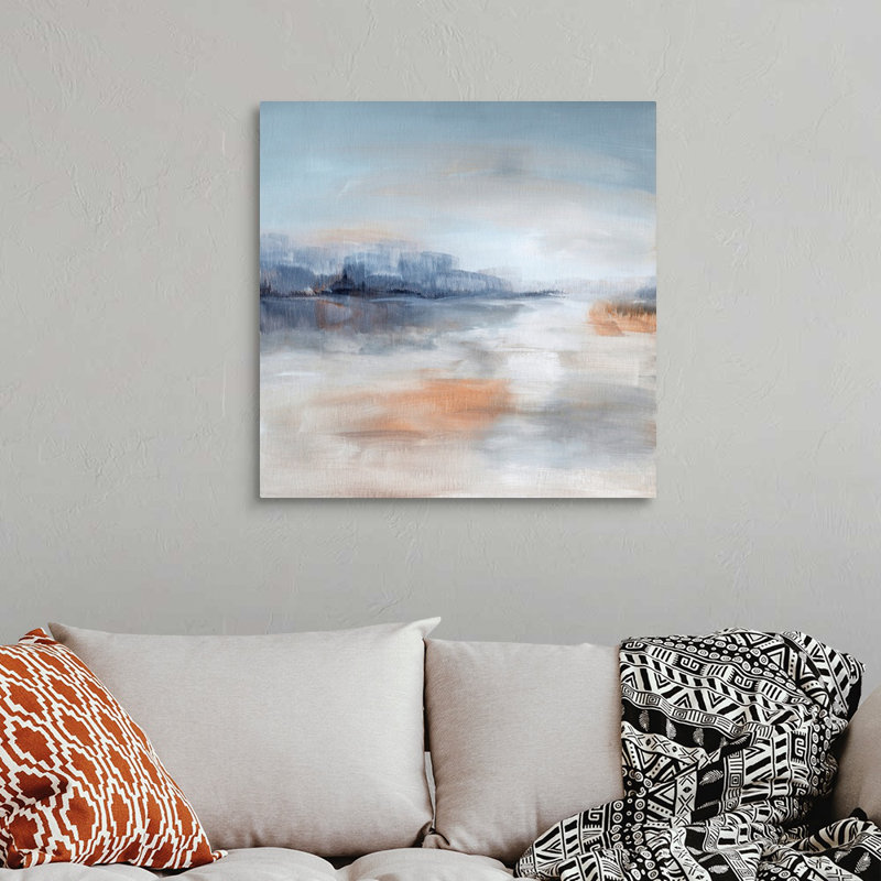 Aqua Terra - reproduction d'art sur toile, Toile tendue, H 30 po x l 30 po x P 1,25 po