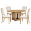 Ensemble de table de salle à manger à rallonge Farmhouse-1924460280-1924460281