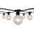 14 ft, 10-Socket Decorative String Light Kit with Clear Incandescent Globe (G16) Bulbs
