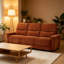 Canapé inclinable orange brûlé Trask-129933826