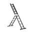Échelle pliante multi-usages 7-en-1 5 marches 19 pieds hauteur métal-280515106-280515109-280515111