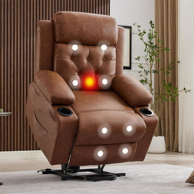 Oversized Power Lift Recliner Chair for Elderly, Big and Tall Electric Recliner with Wide Seat