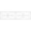 24.25'' H x 94.5'' W x 0.38'' D Expanded Cellular PVC Wainscot Panelling