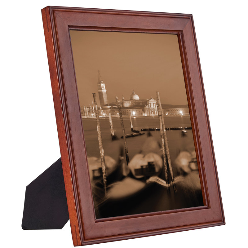 Cadre photo en bois d'acajou mat Ruthe, 4" x 6"